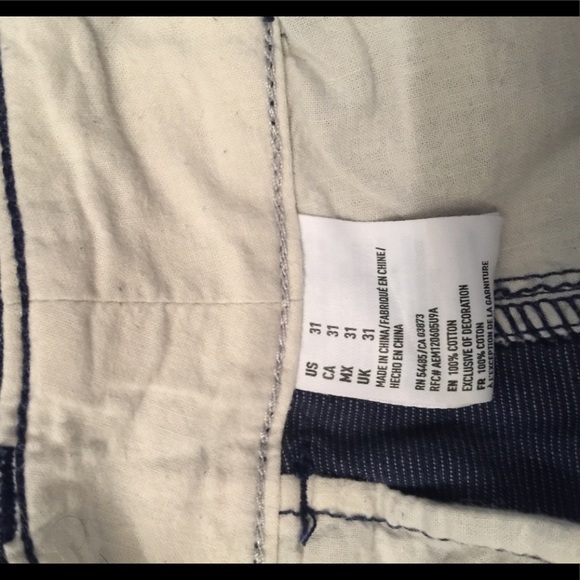 AEO Men’s Navy printed shorts - Picture 5 of 5